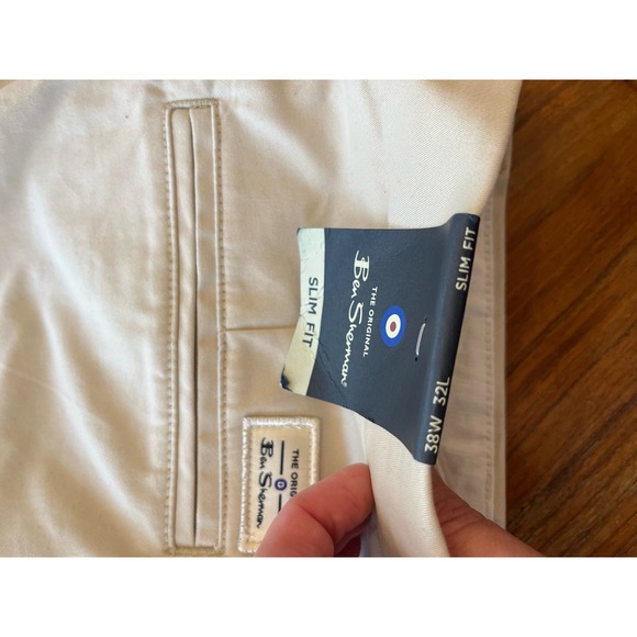 Ben Sherman Men's Khaki Dress Pants Size 38x32 *Retail $99* - Picture 3 of 3